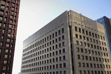 Obraz premium view of buildings in Tokyo area