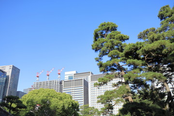 view of buildings in Tokyo area