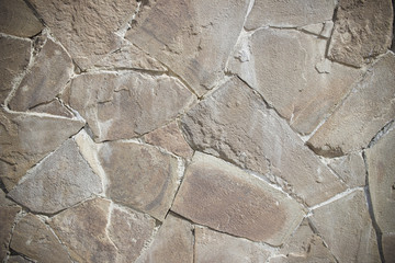 Pattern of stone wall 