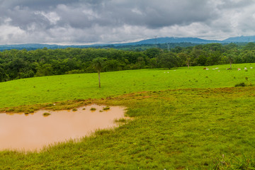 Fototapeta na wymiar Landscape of Gualaca district of Panama