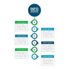 Vector infographic template for diagram, graph, presentation, chart, business concept with 6 options.