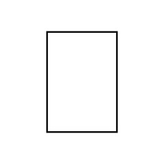 Rectangle simple sign
