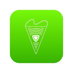 Pennant soccer icon. Simple illustration of pennant soccer vector icon for web