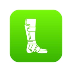 lLg in retainer icon. Simple illustration of leg in retainer vector icon for web.