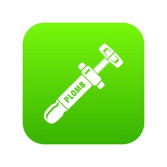 Tooth filling tool icon. Simple illustration of tooth filling tool vector icon for web