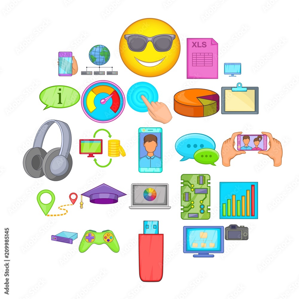Poster cloud database icons set. cartoon set of 25 cloud database vector icons for web isolated on white ba