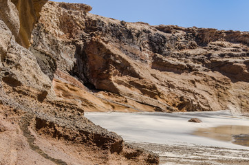 landscape of  ocean coast on the island