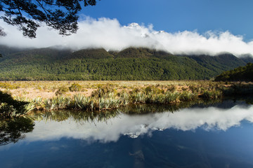 Mirror Lakes, Fiordland - Südinsel von Neuseeland