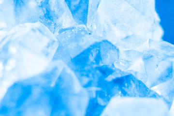 Crystal stone macro mineral surface