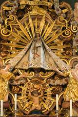 Gnadenbild in der Wallfahrtskirche in St-Märgen