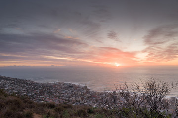 Sunter from Signal Hill (sea and city) Cape Town, South Africa