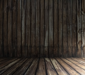 old wooden interior