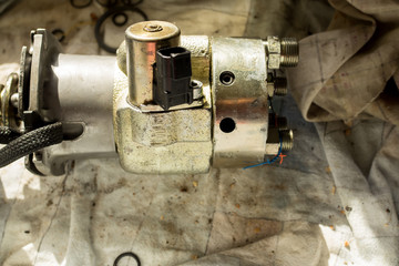 Repair and parts of a compact loader