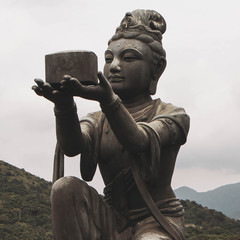 Buddhist Deva Statue