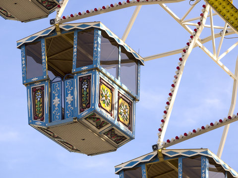 Ferris wheel at the Oktoberfest, Munich, Germany