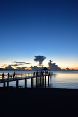 Obraz premium Beautiful sunset of beach 