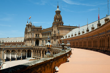 Fototapeta na wymiar Plaza de Espana - Seville - Spain