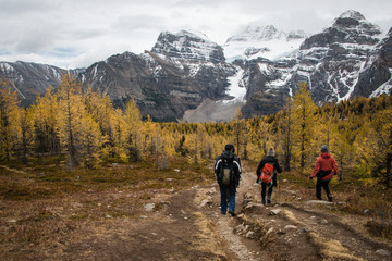 Hiking in the Valley of the Ten Peaks, Banff National Park, Canadian Rockies