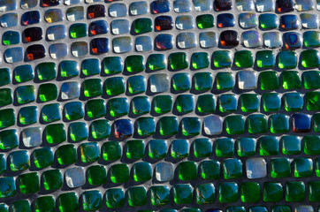 Fototapeta premium beautiful mosaic sparkles in the sun