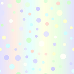 Gradient circle pattern. Seamless vector