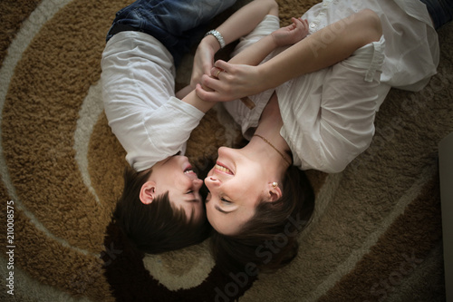Beautiful Brunette Mom Kisses And Hugs With Son Home Beautiful Brunette Mom Kisses And Hugs With Son Home