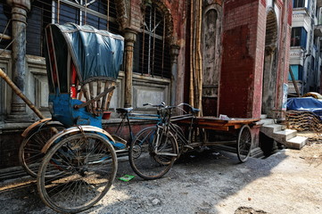 Fototapeta na wymiar rickshaw