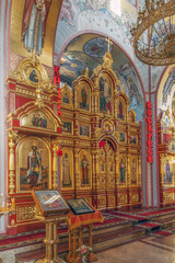 Fototapeta na wymiar KRASNODAR, RUSSIA - MAY 2, 2017: St. George's Church.