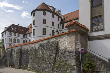 Fototapeta na wymiar Part of a Monastery in the German city Fussen