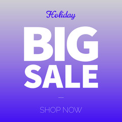 Holiday Big Sale