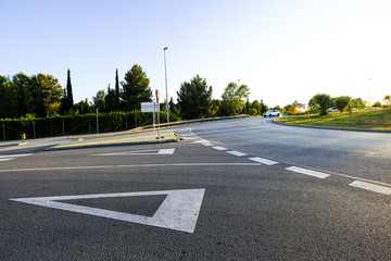 Fototapeta premium Empty street in Spain