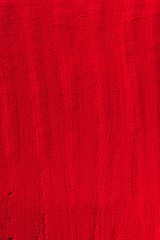 Fototapeta premium elevated view of red powder template