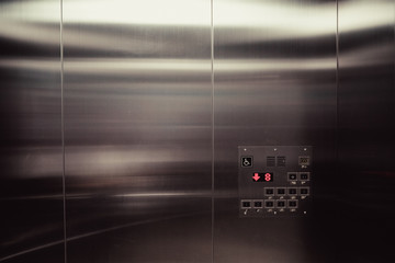 eight floor in elevator