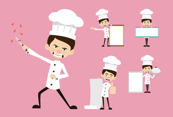 Chef Vector Illustration Design -  sales banners