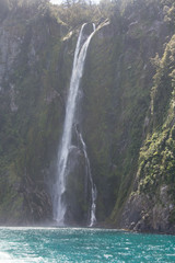 <ニュージーランド>ミルフォードサウンド　スターリン滝
