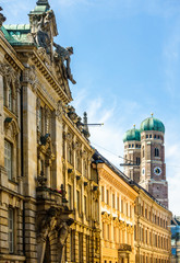 Famous Munich Cathedral - Liebfrauenkirche