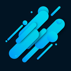 Background with blue abstract pattern.