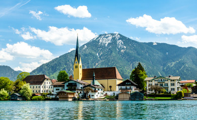 Naklejka premium tegernsee lake - bavaria - germany