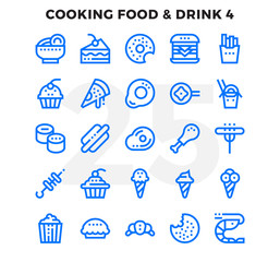 Fototapeta premium Dashed Outline Icons Pack for UI. Pixel perfect thin line vector icon set for web design and website application.