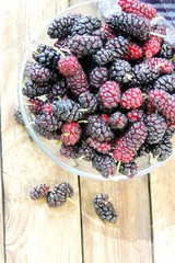 mulberry in a glass