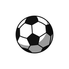 Naklejka premium soccer ball vector icon