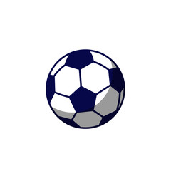 Soccer ball vector icon, football competition, flat illustration
