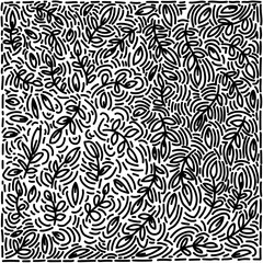 Vintage seamless pattern with lot of detailed elements.