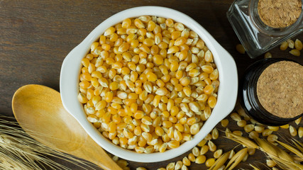 corn seeds close up background image.