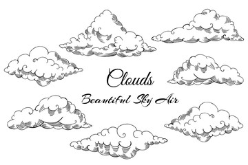 Background with Clouds  Sketches - 210037501