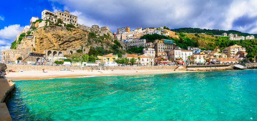 Italian summer holidays -Pizzo Calabro - beautiful coastal town in Calabria  Italy