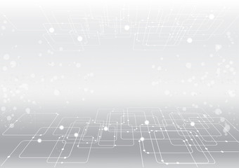 Obraz premium vector abstract background technology electronic illustration communication data