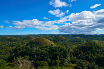 Fototapeta premium Bohol Chocolate Hill in Philippines 