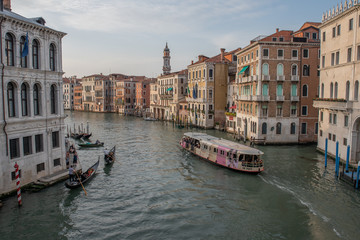 Streets and canals, Venice Italy