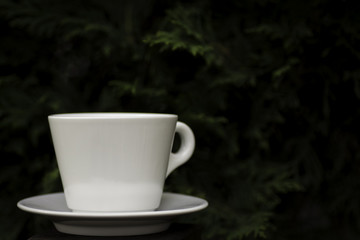 tasse de café blanche