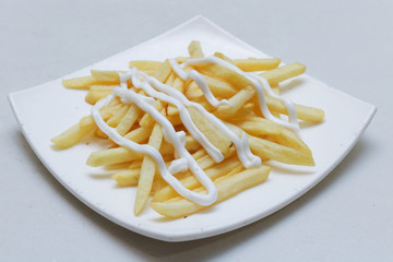 French Fries with mayo